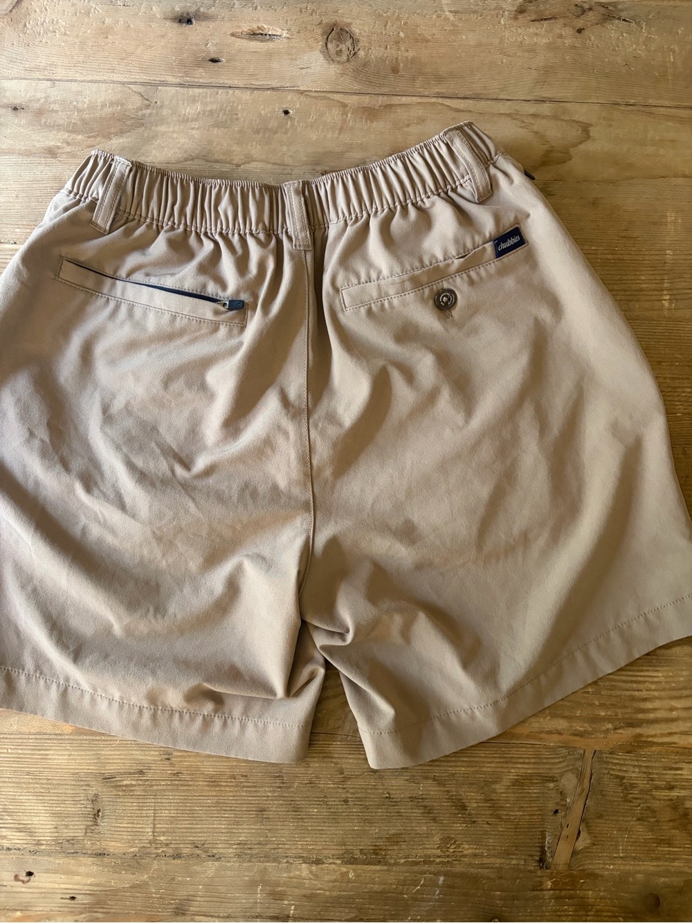 Chubbies Mens Small Khaki Chino Shorts - Tan - Picture 4 of 5